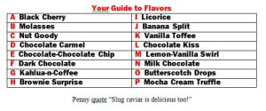 Guide to slug flavors